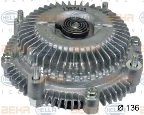 Сцепление, вентилятор радиатора BEHR HELLA SERVICE 8MV 376 791-121
