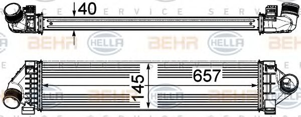 Интеркулер BEHR HELLA SERVICE 8ML 376 791-761