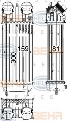 Интеркулер BEHR HELLA SERVICE 8ML 376 822-231