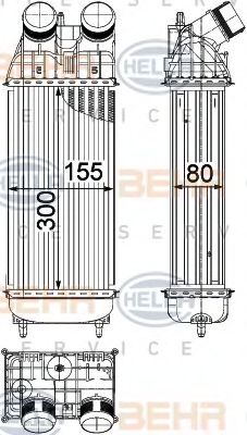 Интеркулер BEHR HELLA SERVICE 8ML 376 822-241