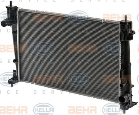 Радиатор, охлаждение двигателя BEHR HELLA SERVICE 8MK376900021