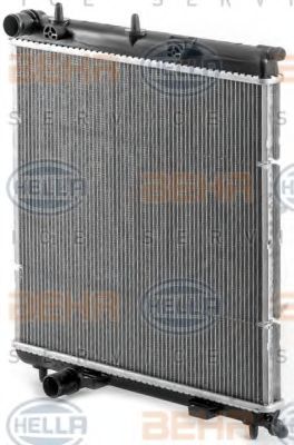 Радиатор, охлаждение двигателя BEHR HELLA SERVICE 8MK376900041