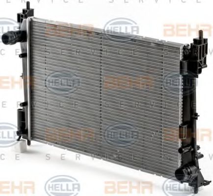 Радиатор, охлаждение двигателя BEHR HELLA SERVICE 8MK376900121