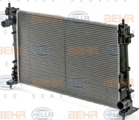 Радиатор, охлаждение двигателя BEHR HELLA SERVICE 8MK376900131