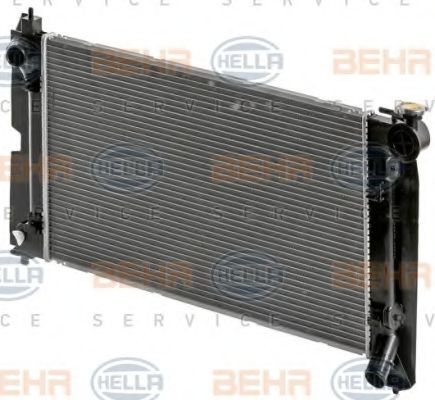 Радиатор, охлаждение двигателя BEHR HELLA SERVICE 8MK376900321