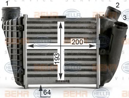 Интеркулер BEHR HELLA SERVICE 8ML 376 900-351