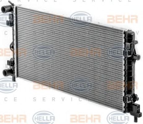 Радиатор, охлаждение двигателя BEHR HELLA SERVICE 8MK376902014