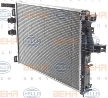 Радиатор, охлаждение двигателя BEHR HELLA SERVICE 8MK376903601