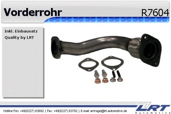 Труба выхлопного газа LRT R7604