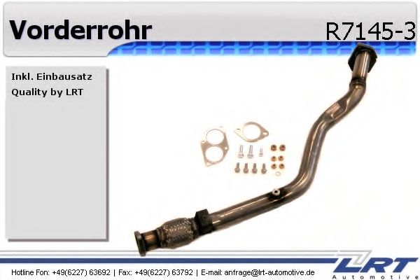 Труба выхлопного газа LRT R7145-3