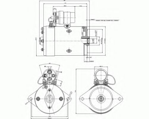 Электродвигатель DELCO REMY 19024665