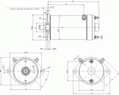 Электродвигатель DELCO REMY 19024728
