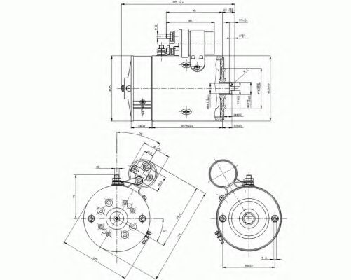 Электродвигатель DELCO REMY 19024778