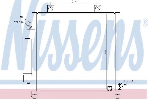 Конденсатор, кондиционер NISSENS 940302