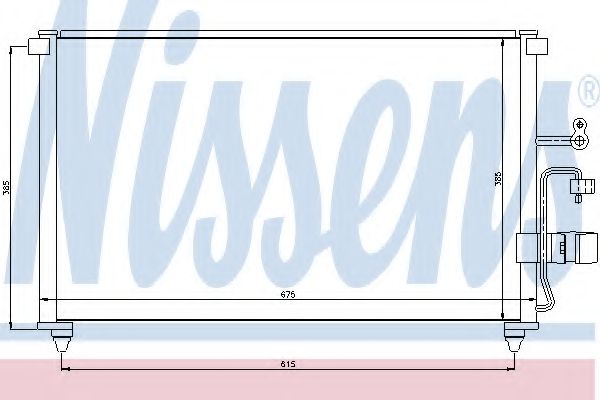 Конденсатор, кондиционер NISSENS 94639