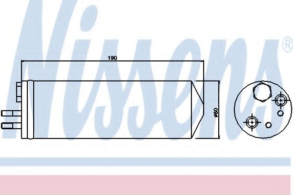 Осушитель, кондиционер NISSENS 95148