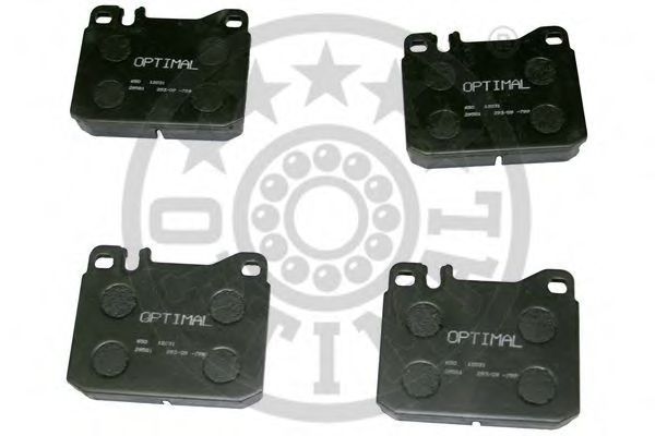 Комплект тормозных колодок, дисковый тормоз OPTIMAL 12031