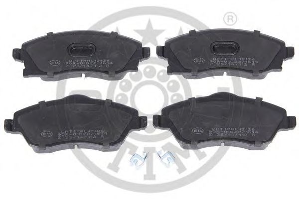 Комплект тормозных колодок, дисковый тормоз OPTIMAL 12126