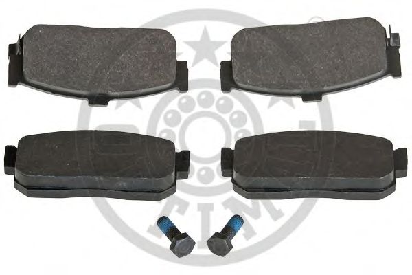 Комплект тормозных колодок, дисковый тормоз OPTIMAL 12424