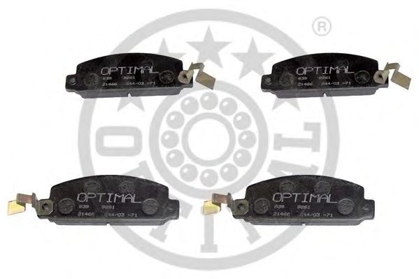 Комплект тормозных колодок, дисковый тормоз OPTIMAL 9261