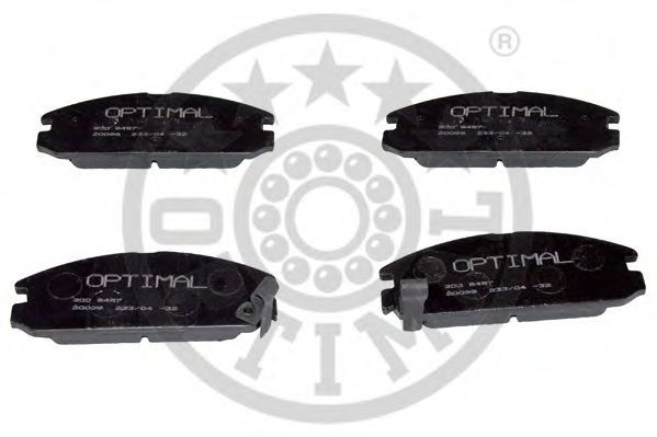 Комплект тормозных колодок, дисковый тормоз OPTIMAL 9457