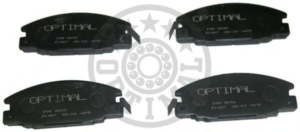 Комплект тормозных колодок, дисковый тормоз OPTIMAL 9642