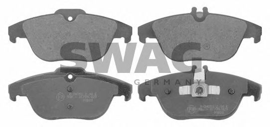 Комплект тормозных колодок, дисковый тормоз SWAG 24253