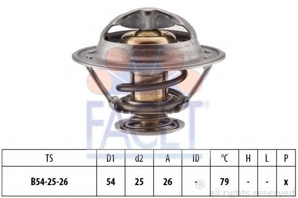 Термостат, охлаждающая жидкость FACET 7.8299S