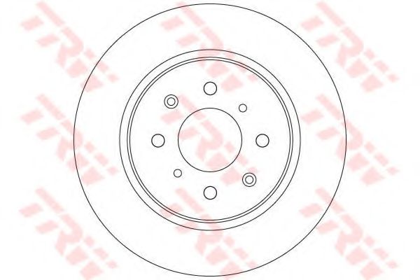Тормозной диск TRW DF6318