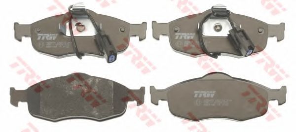 Комплект тормозных колодок, дисковый тормоз TRW 21582