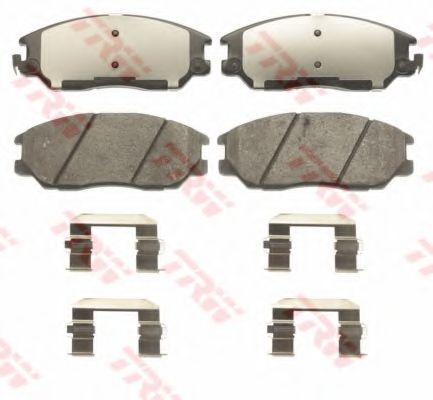 Комплект тормозных колодок, дисковый тормоз TRW 24235