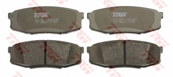 Комплект тормозных колодок, дисковый тормоз TRW 24653