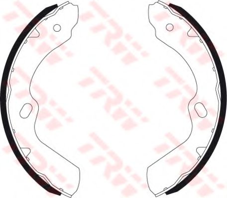 Комплект тормозных колодок TRW GS7039