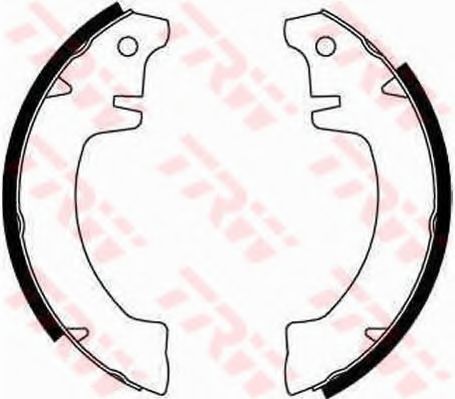 Комплект тормозных колодок TRW GS8022