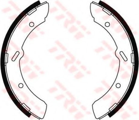 Комплект тормозных колодок TRW GS8459