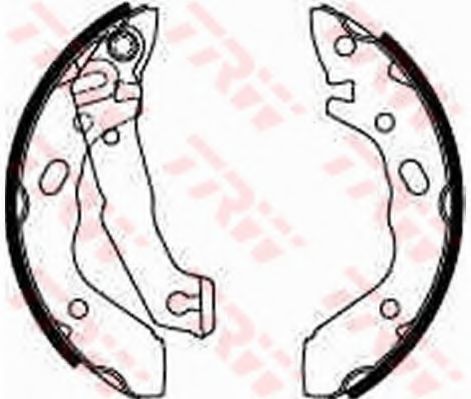 Комплект тормозных колодок TRW GS8568