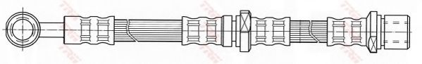 Тормозной шланг TRW PHD436