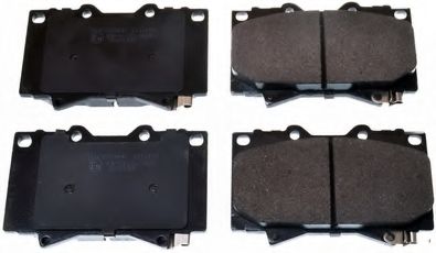 Комплект тормозных колодок, дисковый тормоз DENCKERMANN B111159