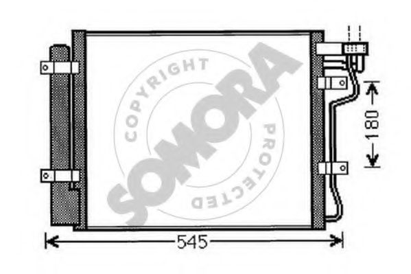 Конденсатор, кондиционер SOMORA 112060B