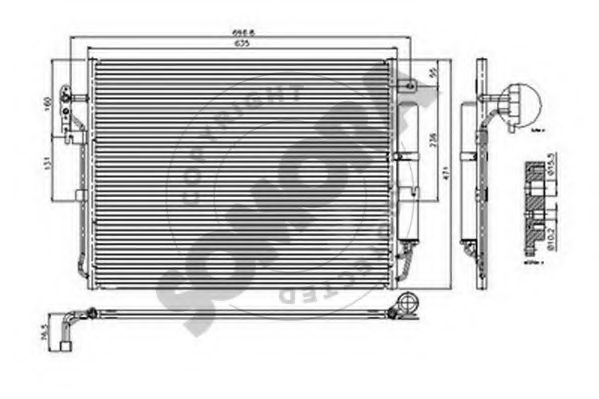 Конденсатор, кондиционер SOMORA 151360