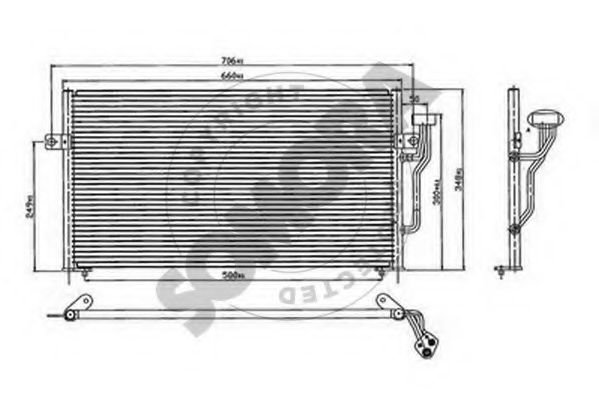 Конденсатор, кондиционер SOMORA 186060