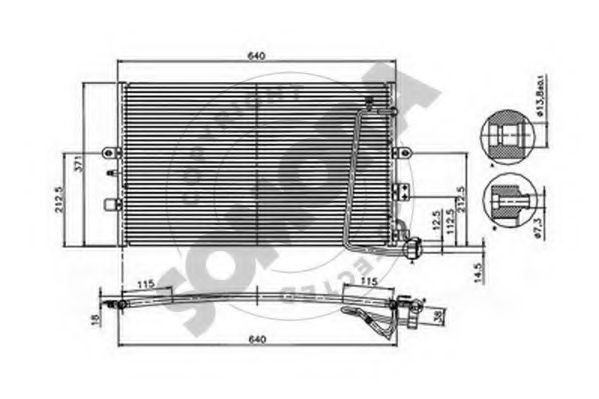 Конденсатор, кондиционер SOMORA 272160A