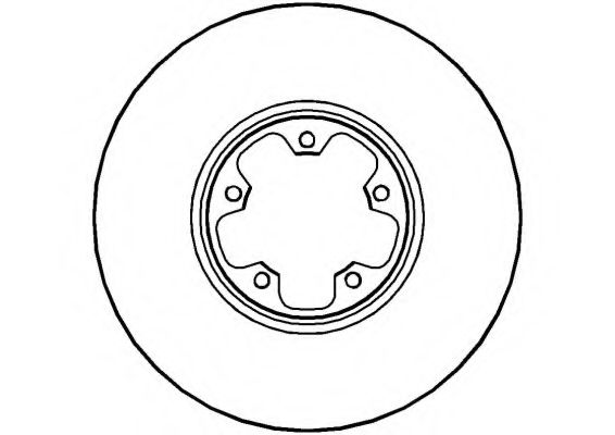 Тормозной диск NATIONAL NBD1114