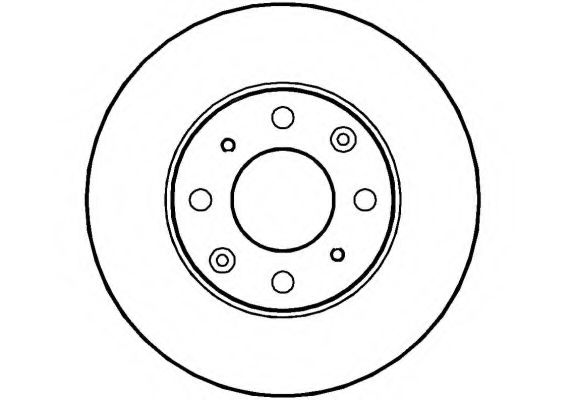 Тормозной диск NATIONAL NBD1225