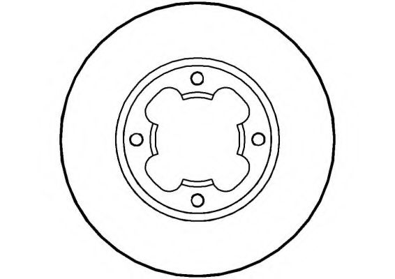 Тормозной диск NATIONAL NBD255