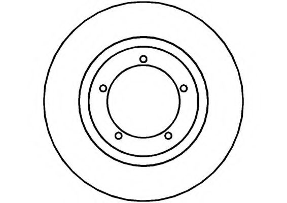 Тормозной диск NATIONAL NBD429