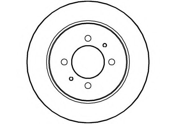 Тормозной диск NATIONAL NBD639