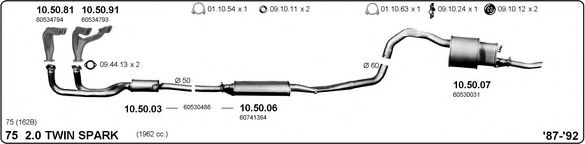 Система выпуска ОГ IMASAF 502000101