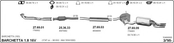 Система выпуска ОГ IMASAF 524000005