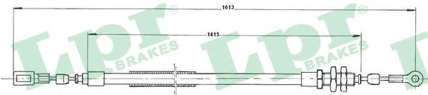 Трос, стояночная тормозная система LPR C0171B